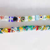 DIY Mixed Flower Glazed Beaded Jewelry Set