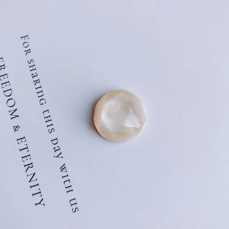 DIY Retro Geometric Round Resin Patch