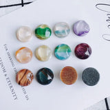 DIY Retro Geometric Round Resin Patch