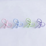 Summer Alloy Bow Hollow Earrings Stud Earrings