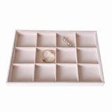DIY Jewelry Box Drawer Storage Organizer Velvet Jewellery Earring Necklace