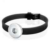 Colorful Silicone Snap Button Bracelet for Women Girls Boys