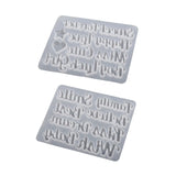 DIY Jewelry Casting Mold Letter Resin Molds for Keychain Pendant Crafts