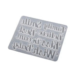 DIY Jewelry Casting Mold Letter Resin Molds for Keychain Pendant Crafts