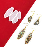 DIY Butterfly-Wing Pendant Resin Molds for Earrings Keychain Making
