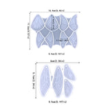 DIY Butterfly-Wing Pendant Resin Molds for Earrings Keychain Making