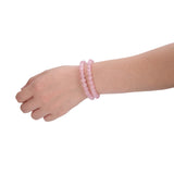 Pink 8mm Round Beads Jewelry Making Supplies Accessory