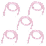 Pink 8mm Round Beads Jewelry Making Supplies Accessory