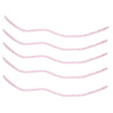 Pink 8mm Round Beads Jewelry Making Supplies Accessory