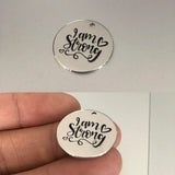Engraved Charm Pendant for Jewelry Making - DIY Bracelet Accessories