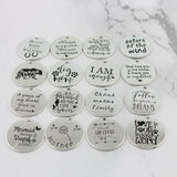 Engraved Charm Pendant for Jewelry Making - DIY Bracelet Accessories