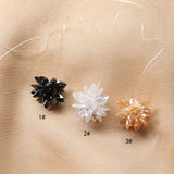 10pcs 13mm Crochet Rhinestone Flowers for Girls Garment