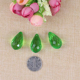 Acrylic Water Drop Necklace Pendants 85pcs