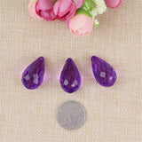 Acrylic Water Drop Necklace Pendants 85pcs