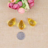 Acrylic Water Drop Necklace Pendants 85pcs