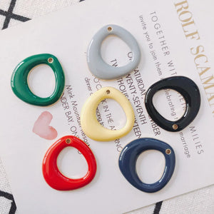 DIY Jewelry Findings 20pcs 26*26mm Metal Charms Earring Necklace Pendants