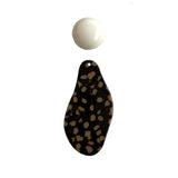 20pcs Leopard Acid Acrylic Resin Pendant Charms Earring DIY Jewelry Findings