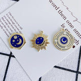 20pcs Duck Flower Star Moon Alloy Charms Earring Necklace Pendants
