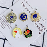 20pcs Duck Flower Star Moon Alloy Charms Earring Necklace Pendants