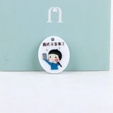 DIY Jewelry Findings 24*30mm Oval Round Necklace Charms 50pcs Pendants