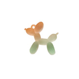 40pcs Rainbow Colors Rubber Jelly Resin Animal Charms Necklace Pendants