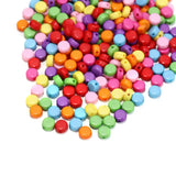 DIY Acrylic Blank Coin Round Spacers 4*7mm Solid Colors