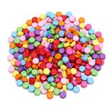 DIY Acrylic Blank Coin Round Spacers 4*7mm Solid Colors