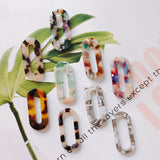 40pcs Acrylic Charms Floral Oval Round Geometry Necklace Earring Pendants