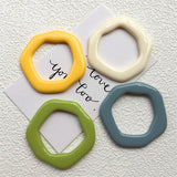 40pcs Resin Geometry Charms for Crafting, 42*42mm, DIY Jewelry Making Supplies