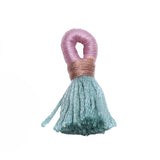 50pcs 12*38mm Cotton Thread Tassels Charms Earring Necklace Pendants