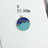 50pcs Jewelry Findings Tone Plated Round Fish Tail Earring Necklace Pendants