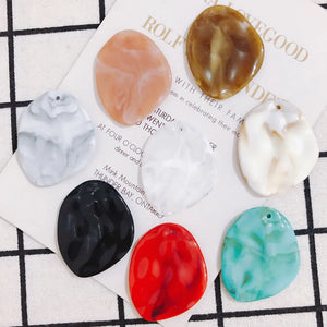 DIY Jewelry Findings 60pcs Resin Necklace Pendant Earring Charms