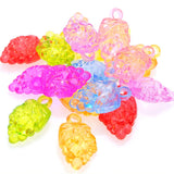 Colorful Grape-Shaped Acrylic Necklace Pendants 330pcs