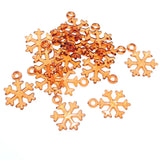 900pcs Acrylic Snowflake Necklace Pendants 20*28mm DIY Bracelet Charms Accessory