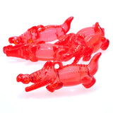 Colorful Acrylic Animal Crocodile Necklace Pendants 85pcs