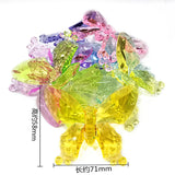 Crystal Acrylic Chunky Butterfly Necklace Pendant 50pcs