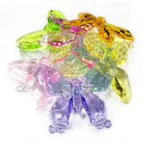 Crystal Acrylic Chunky Butterfly Necklace Pendant 50pcs