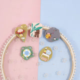 Colorful Resin Necklace Pendants 30pcs Earring Keychain Bag Charms