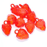 Colorful Strawberry Acrylic Necklace Pendants 180pcs