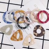 Colorful Acrylic Resin Charms Earring Necklace Pendants 20pcs