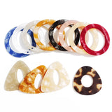Colorful Acrylic Resin Charms Earring Necklace Pendants 20pcs