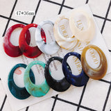 Resin Plastic Hollow Out Charms Necklace Earring Pendants