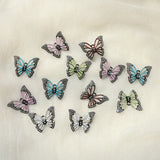 Crystal Rhinestones Butterfly Charms 15pcs Earring Pendants 26*21mm