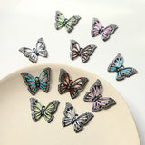 Crystal Rhinestones Butterfly Charms 15pcs Earring Pendants 26*21mm