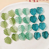 Resin Leaves Charms 100pcs Necklace Earring Bracelet Pendants