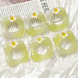 Resin Geometry Hollow Out Earring Pendant Ornament 10pcs
