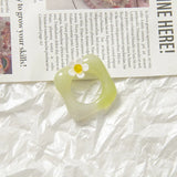 Resin Geometry Hollow Out Earring Pendant Ornament 10pcs
