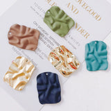 Rectangle Shape Necklace Pendants Garment Ornament Accessory Earring Charms