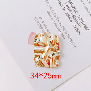 Rectangle Shape Necklace Pendants Garment Ornament Accessory Earring Charms