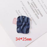 Rectangle Shape Necklace Pendants Garment Ornament Accessory Earring Charms